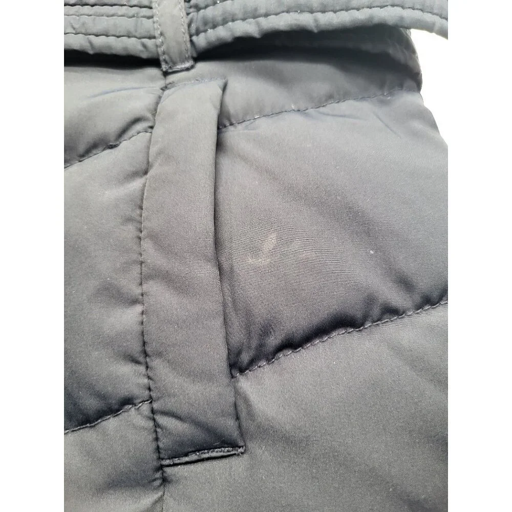 Hollister Puffer Coat Full Zip Hooded Blue Young Women's M Y2K Down, Polyester - Picture 8 of 12